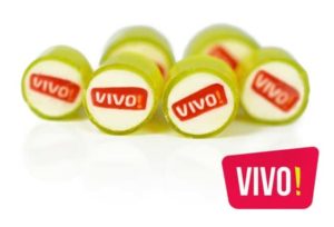 Werbebonbons mit Logo Vivo