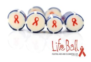 Werbebonbons mit Logo vom LifeBall