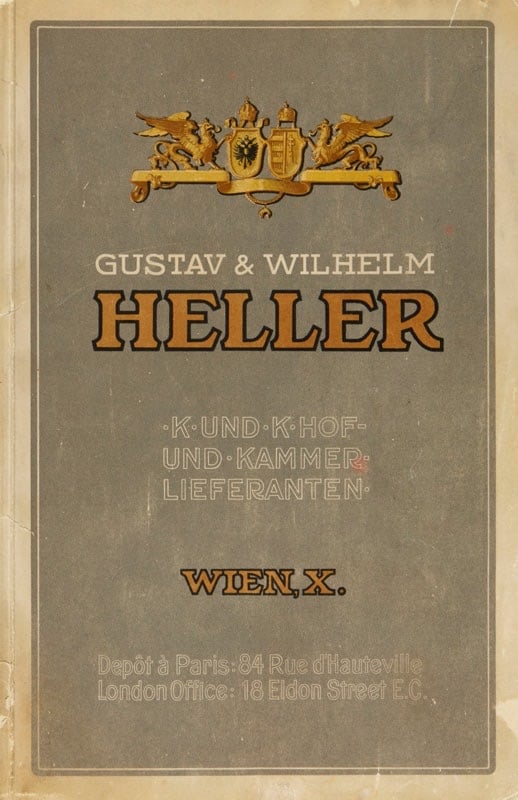 Deckblatt des Katalogs der Heller Bonbonfabrik