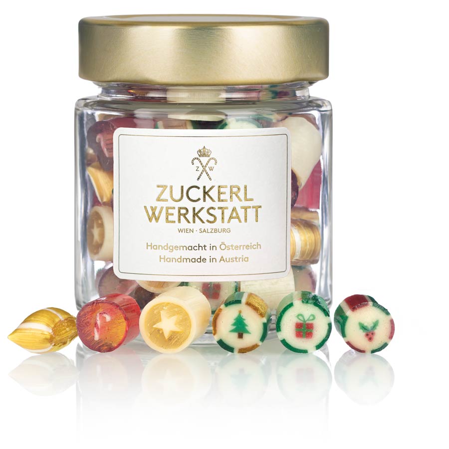 Bonbons Glas Weihnachten der Zuckerlwerkstatt