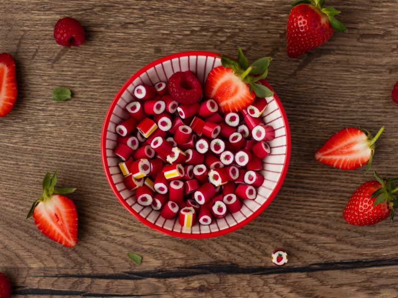 Bonbons Zuckerlwerkstatt mit Früchten