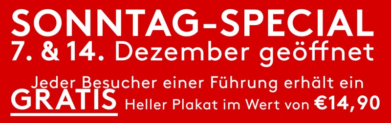 Führungen in der Zuckerlwerkstatt am Sonntag in der Adventzeit